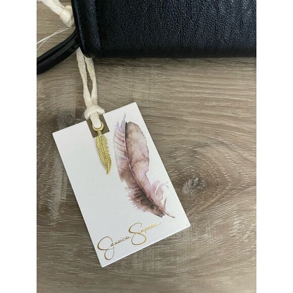 NWT Jessica Simpson Frankie Wallet in Black - Picture 3 of 12